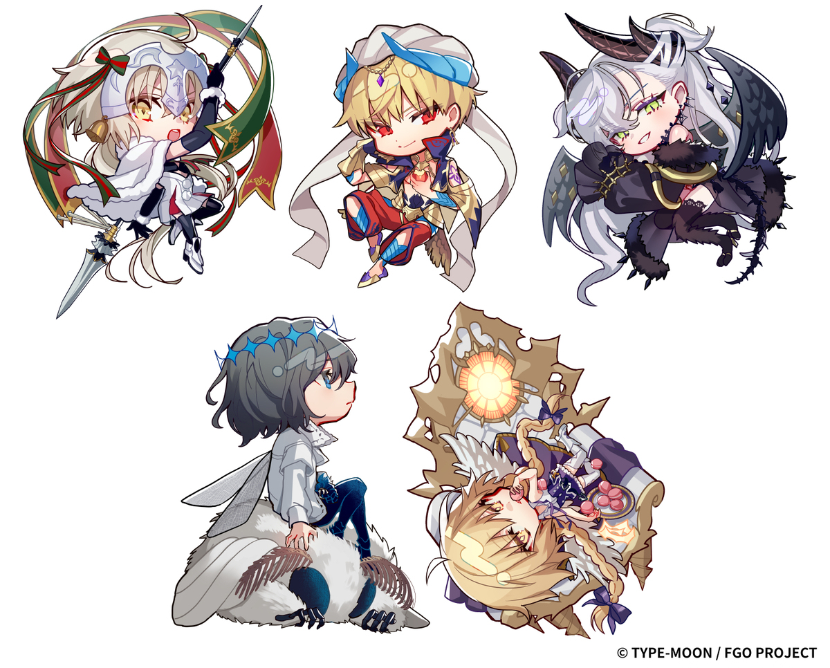最終再臨展ミニキャライラスト