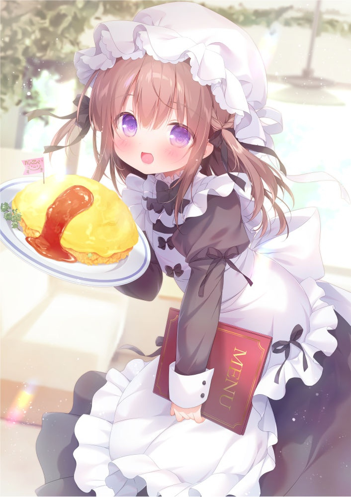 ご注文のはらぺこオムライスです、ご主人さまっ！