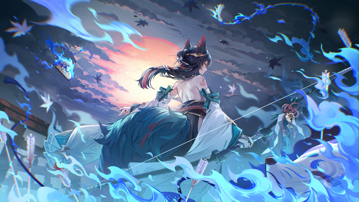 【仕事絵】星の翼　「破魔祓罪」稲