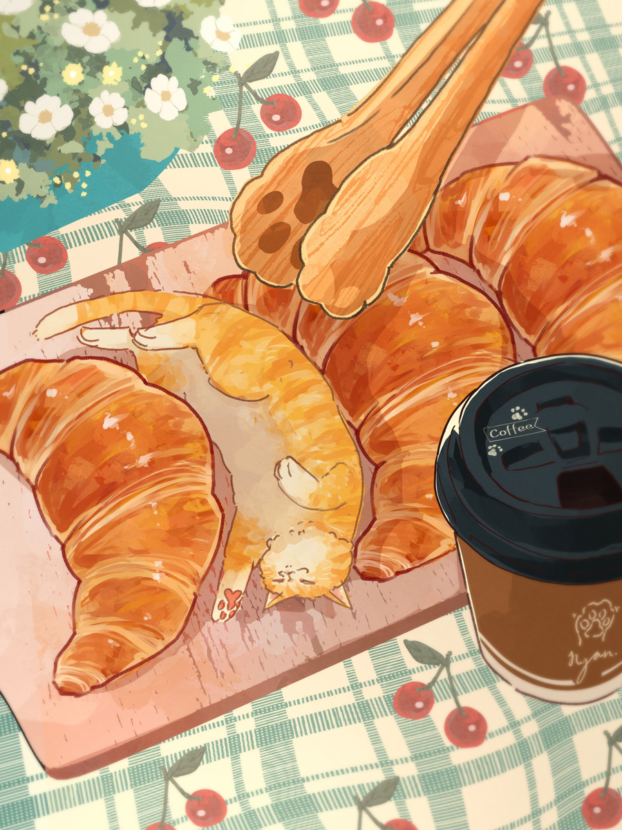 クロワッサン🥐🐈🥐🥐