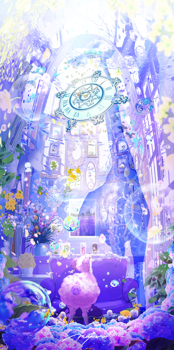 ひみつの梅雨色の部屋  ※タップ推奨