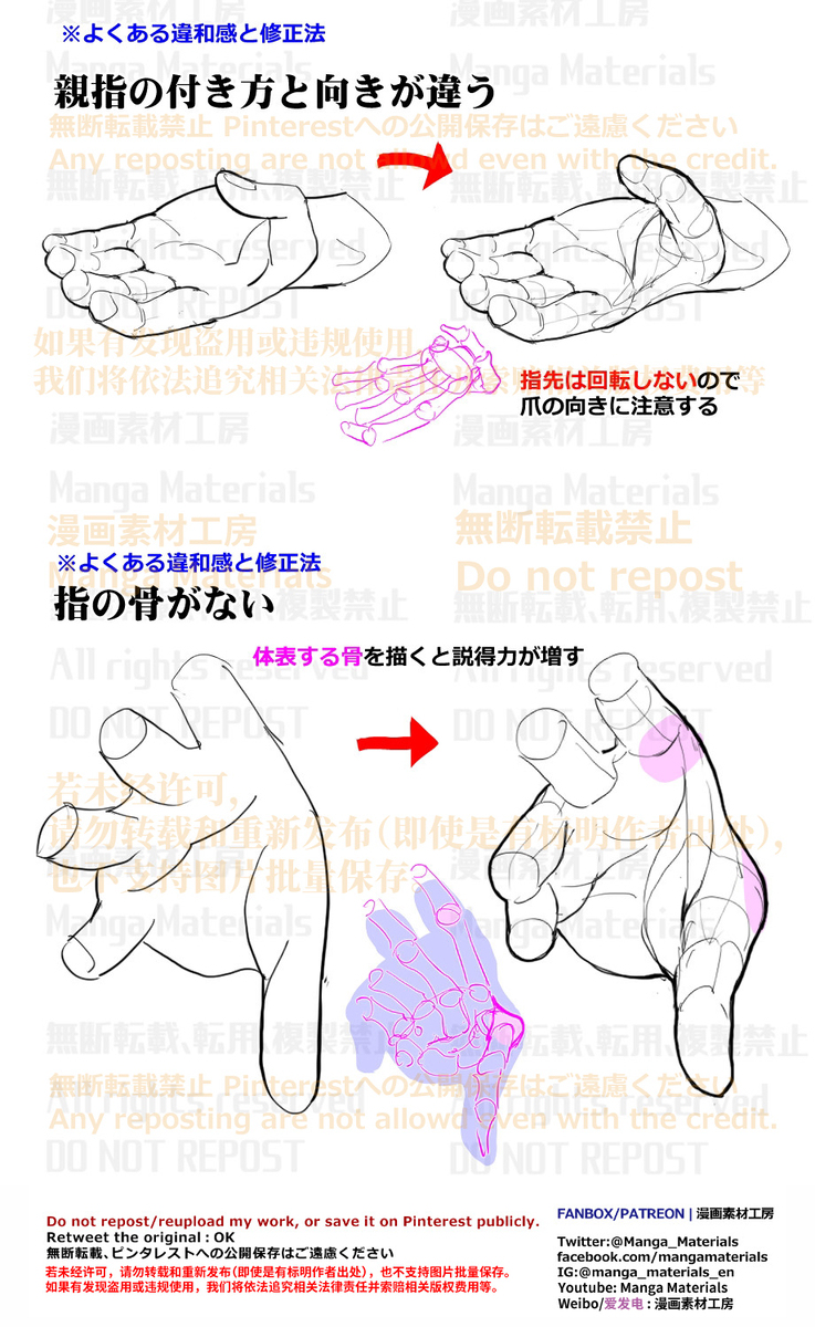 個人メモ：手の親指のよくある違和感
