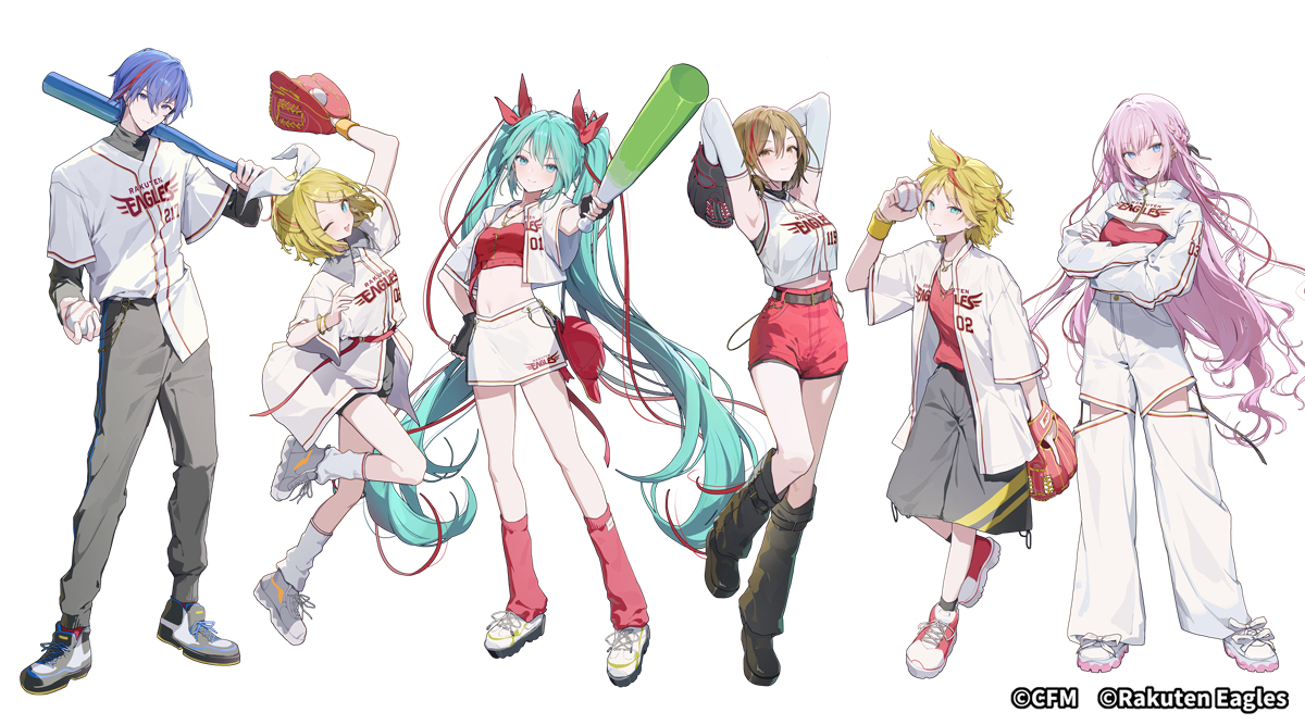 「マジカルミライ2025×東北楽天ゴールデンイーグルス」イラスト