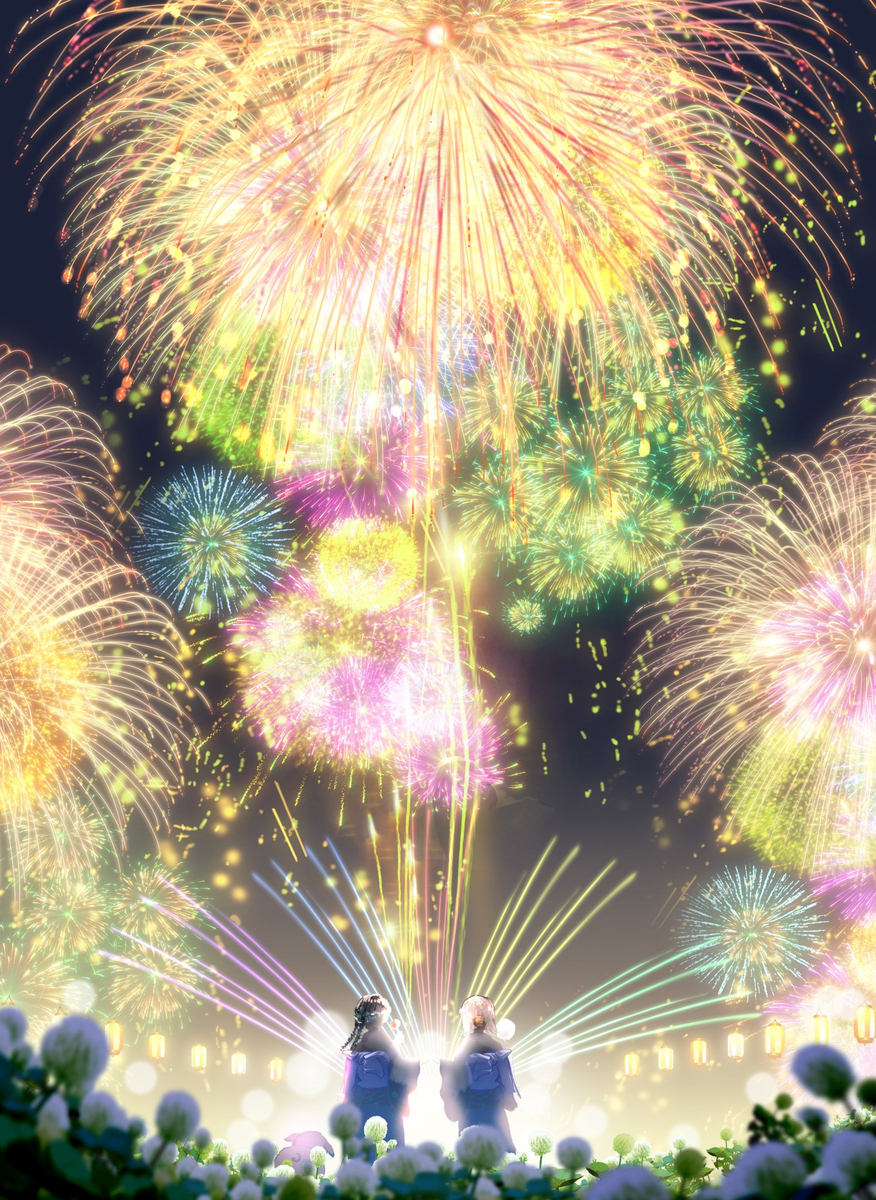 「ありがとう！」想い出は心に咲き続ける🎆