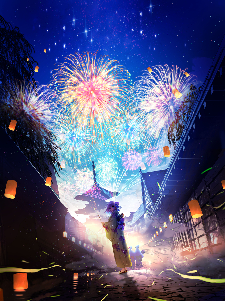 京都の夏空　まころん個展開催 in 京都！