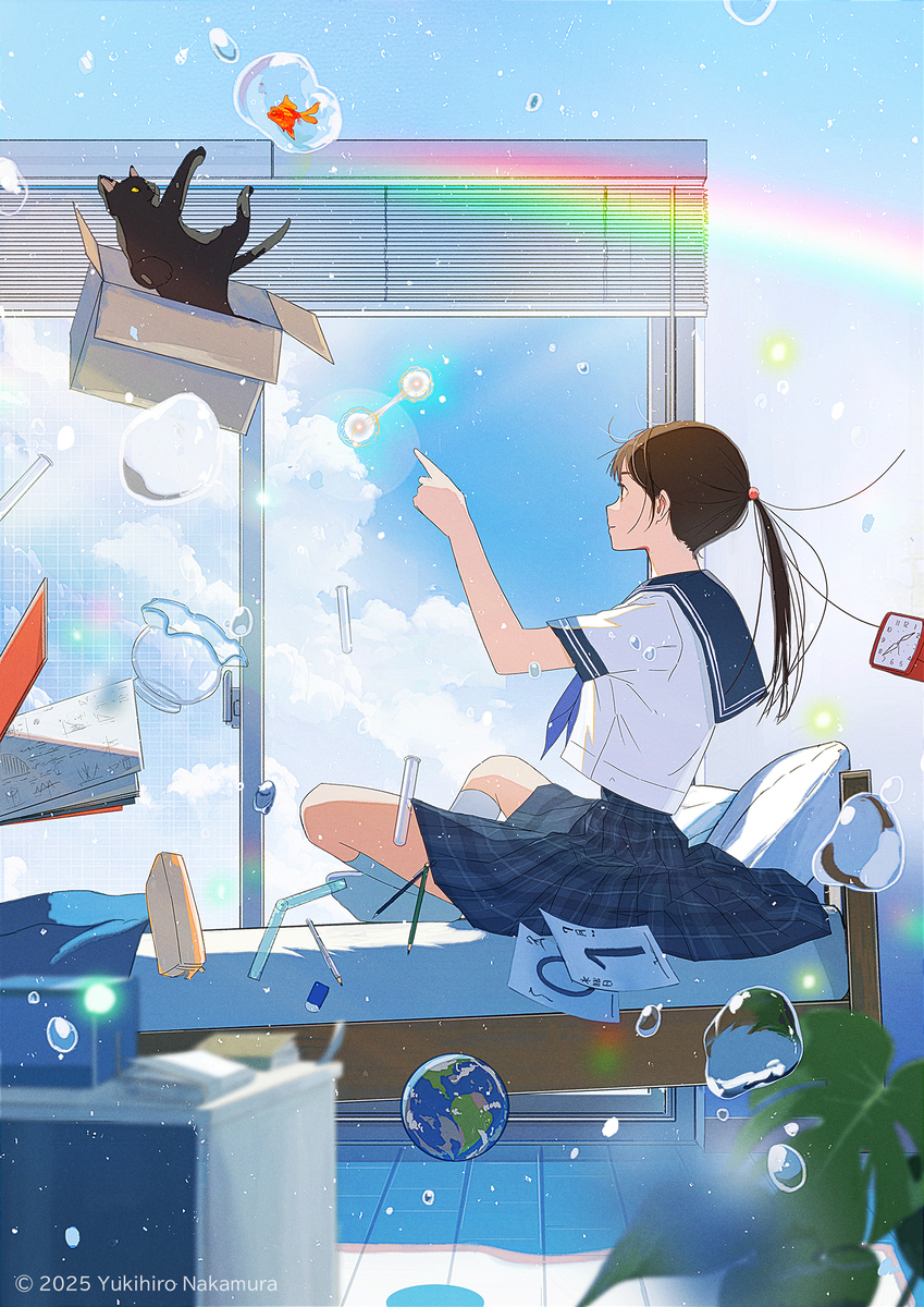 理化学研究所 科学講演会2025 フライヤー/ポスター用イラスト