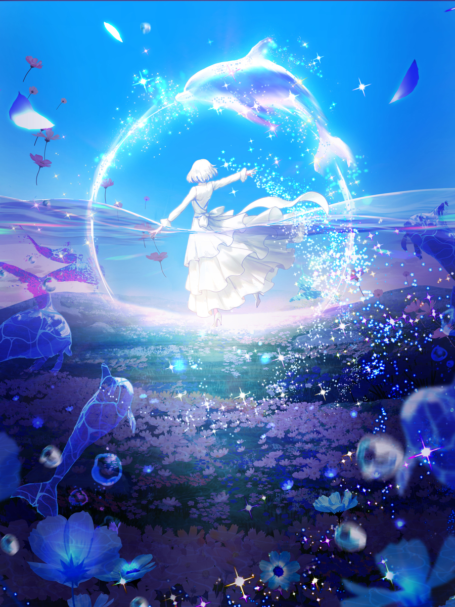 物語の世界へ溶け込む🐬✨