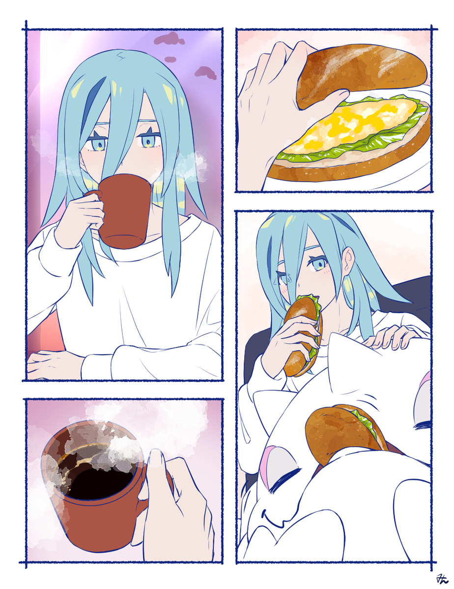 グルーシャさんの朝