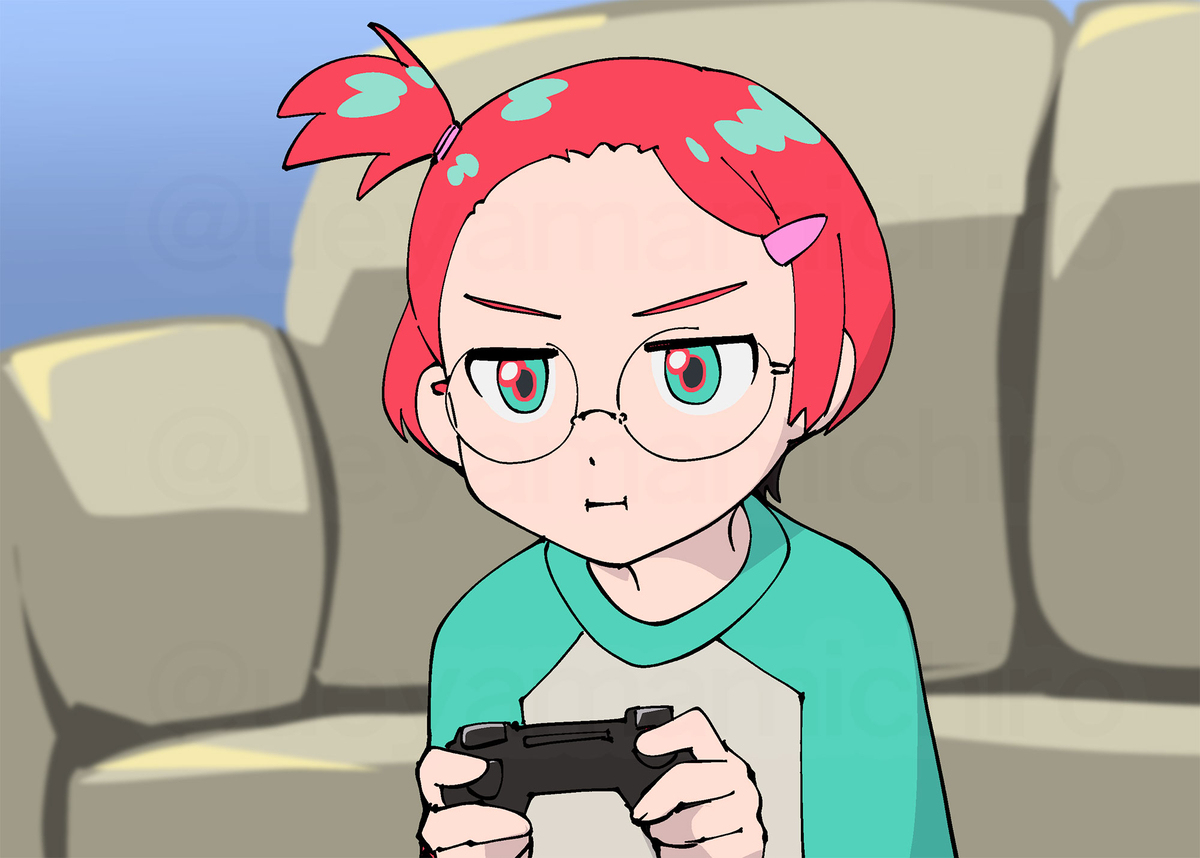 前髪アップ