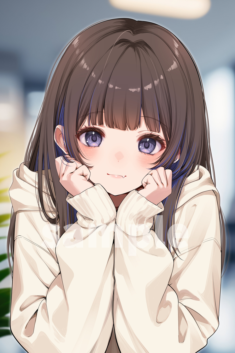 こっちを見つめる中堅同人作家ちゃん！