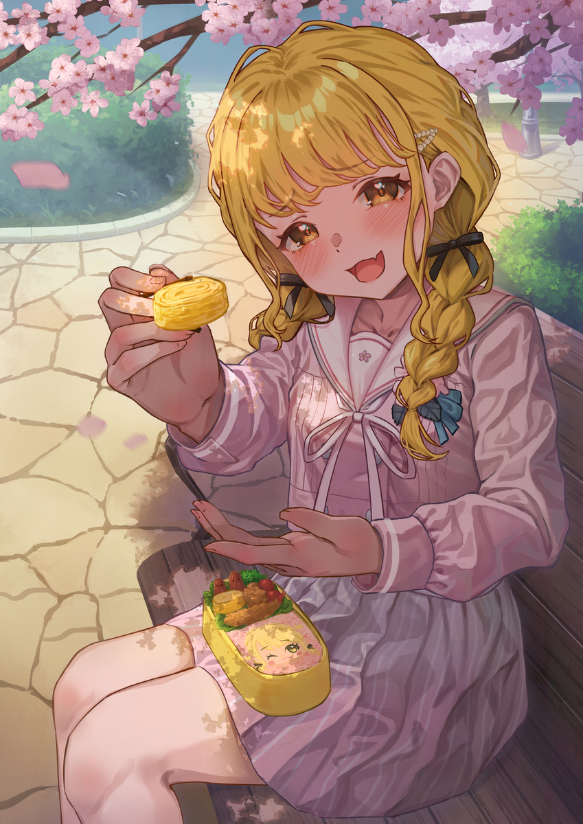 「ことねちゃん特製、愛情たっぷり弁当ですよぉ～♡」