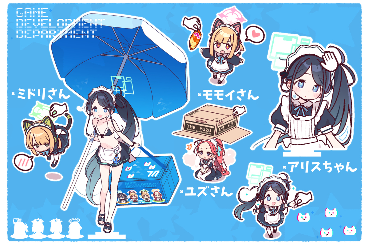 夏コミのアクスタゲーム開発部✨🎮✨