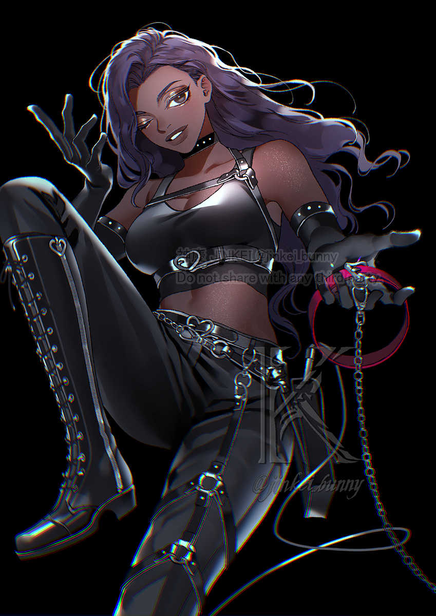 Black girl OC Dahlia