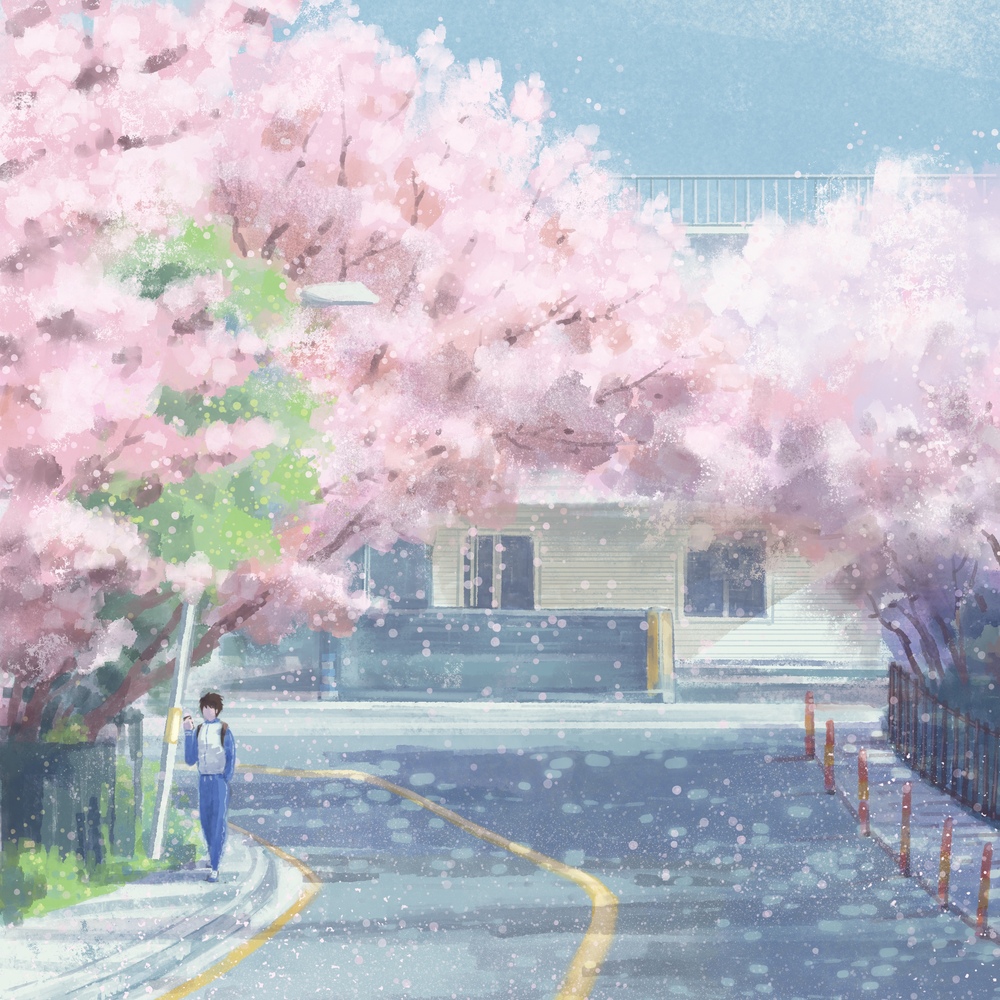 风景插画ipad色彩练习