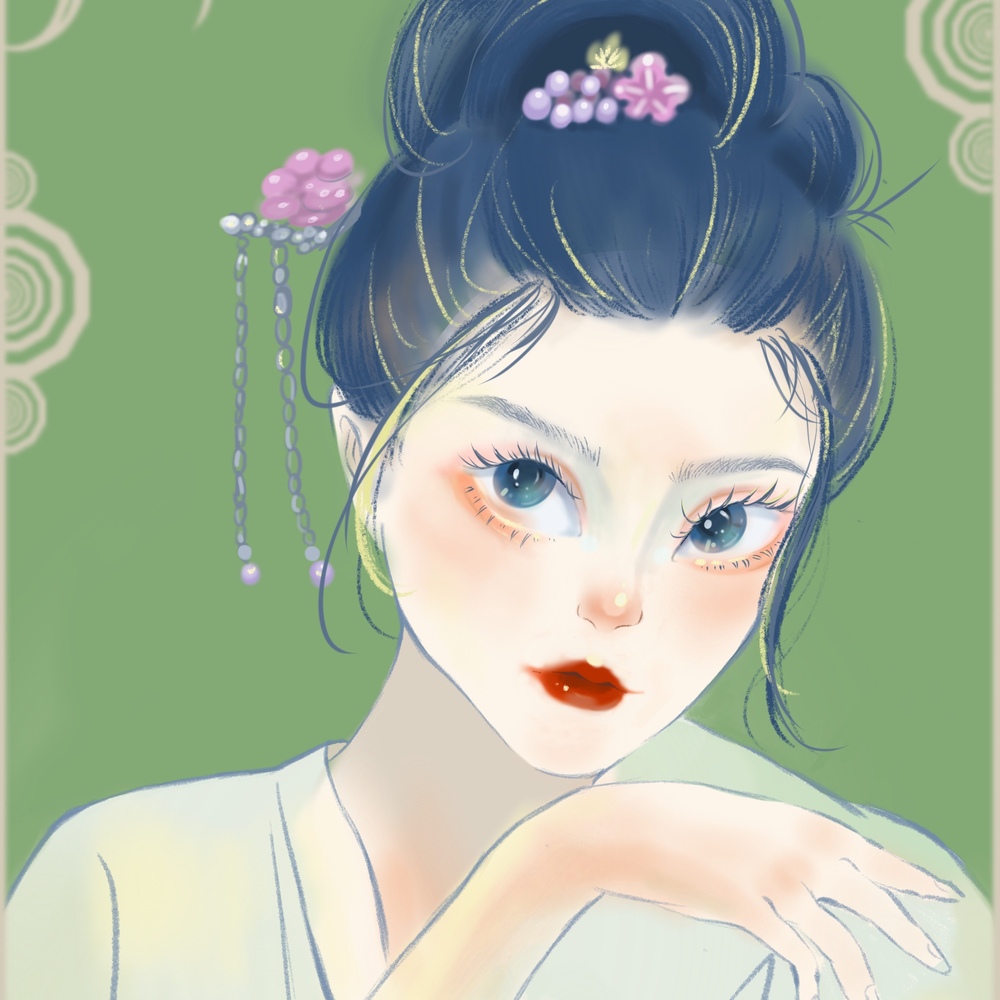 今日学习
第一次画古装小姐姐🧍‍♀️
继续学习
工具：iP