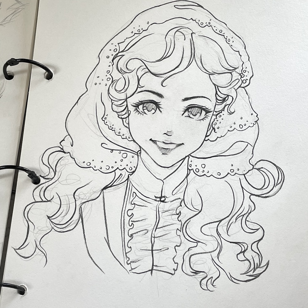 画美女照片练习