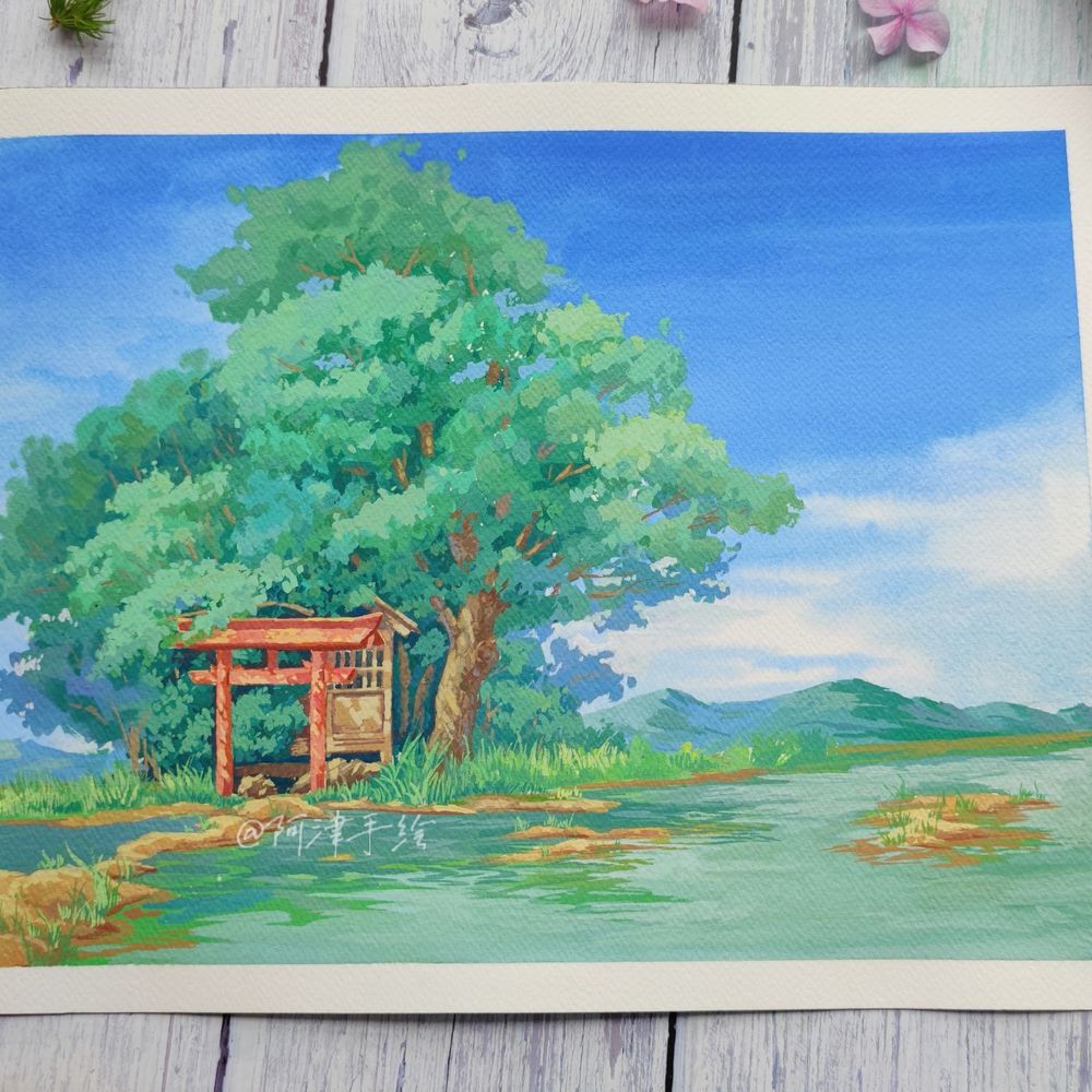 手绘插画