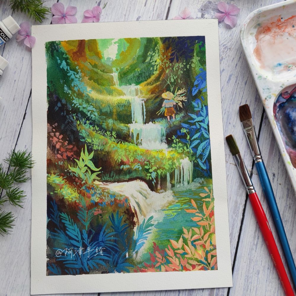 手绘插画