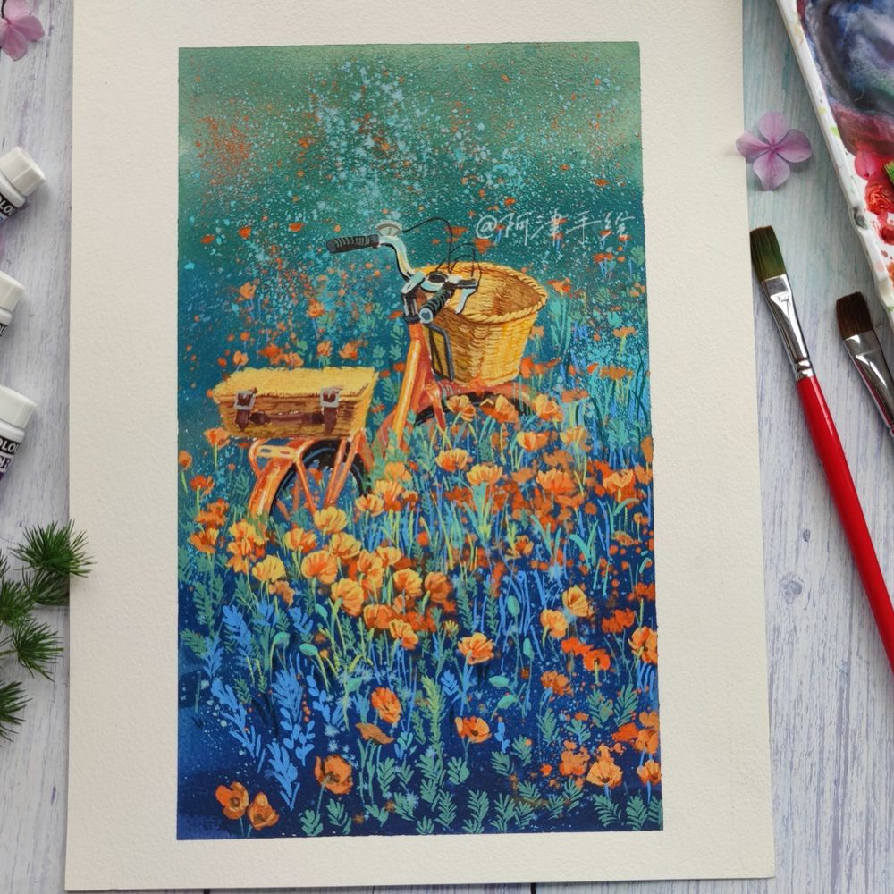 手绘插画