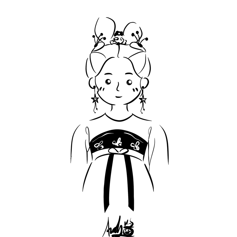 极简插画
画两只小可爱