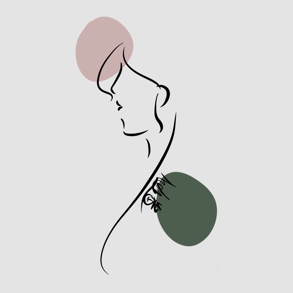 极简线条画
画几个美女