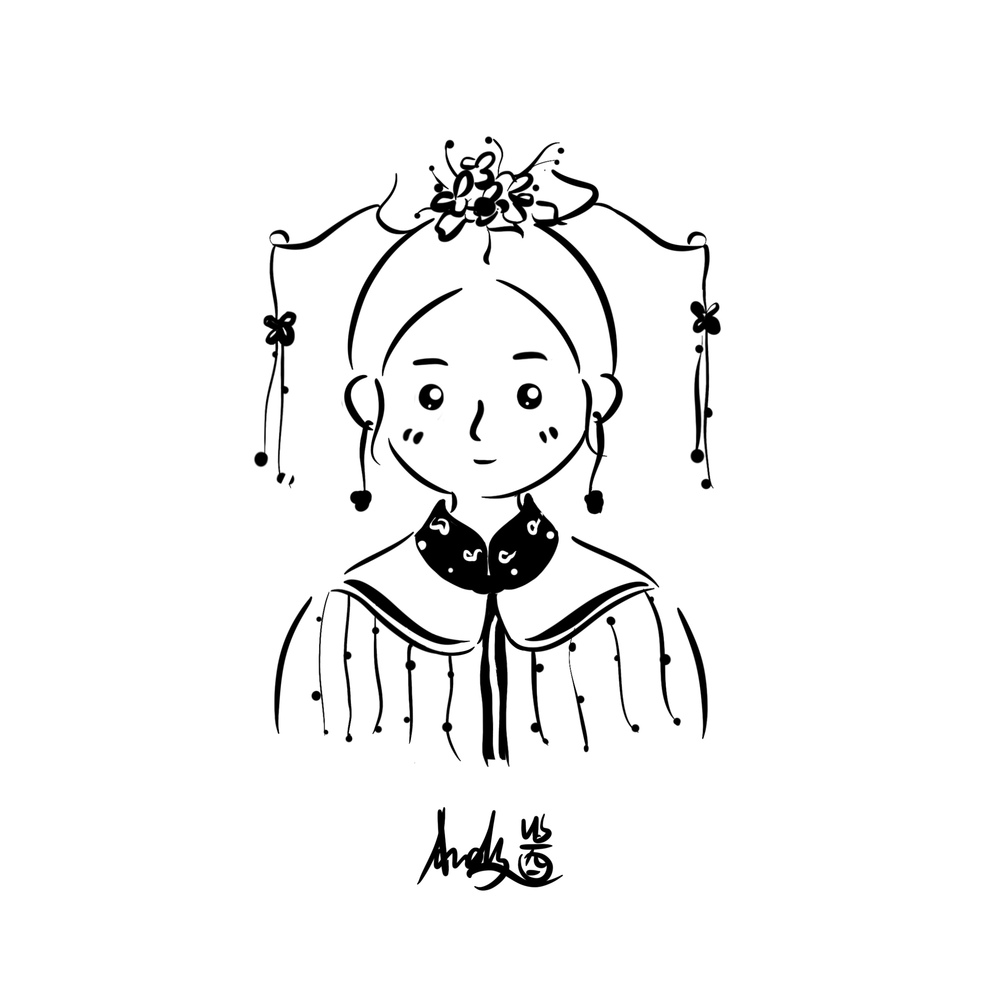 极简插画
画只小可爱