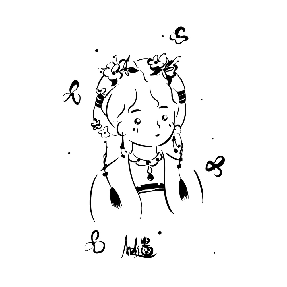 极简插画
这样的我可爱吗
