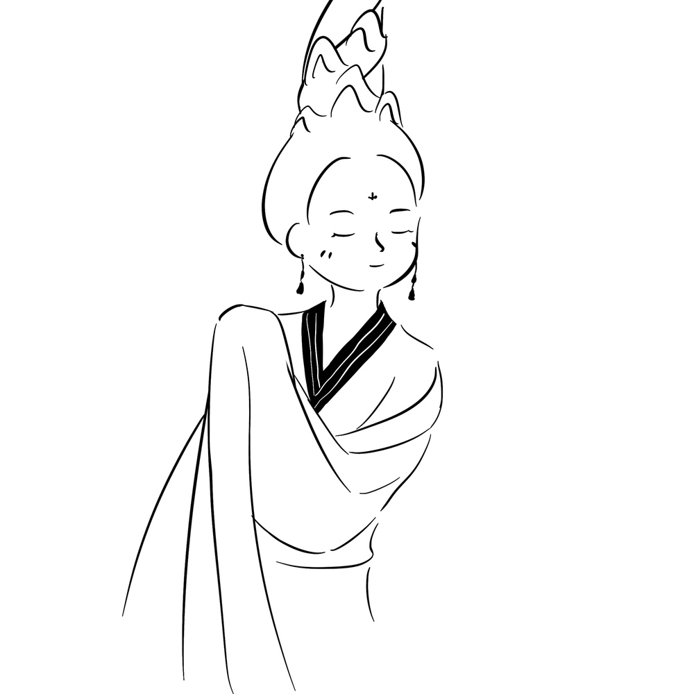 极简插画
来一个来的只此青绿