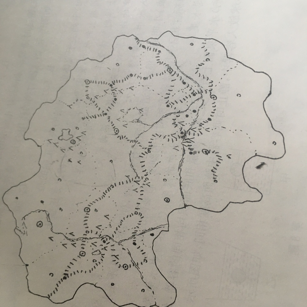 臆想地图和苏维埃式旗徽。