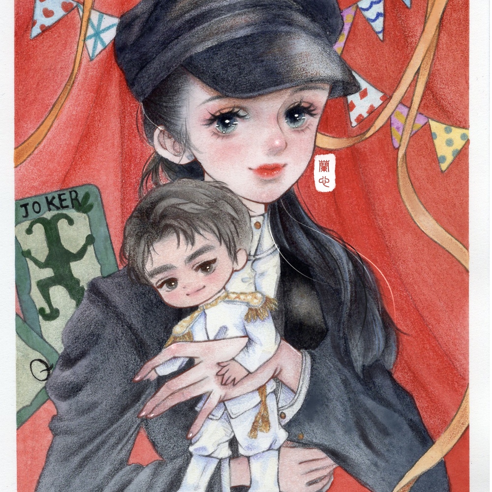 水彩＋彩铅
