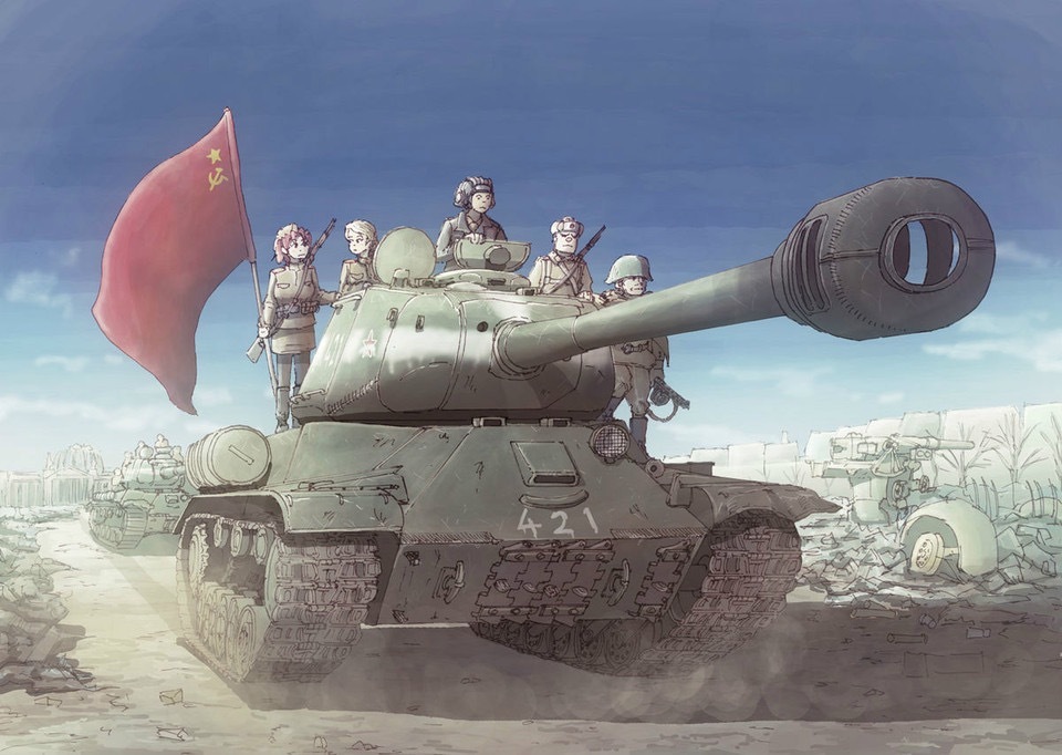 IS-2重型坦克胜利进军图