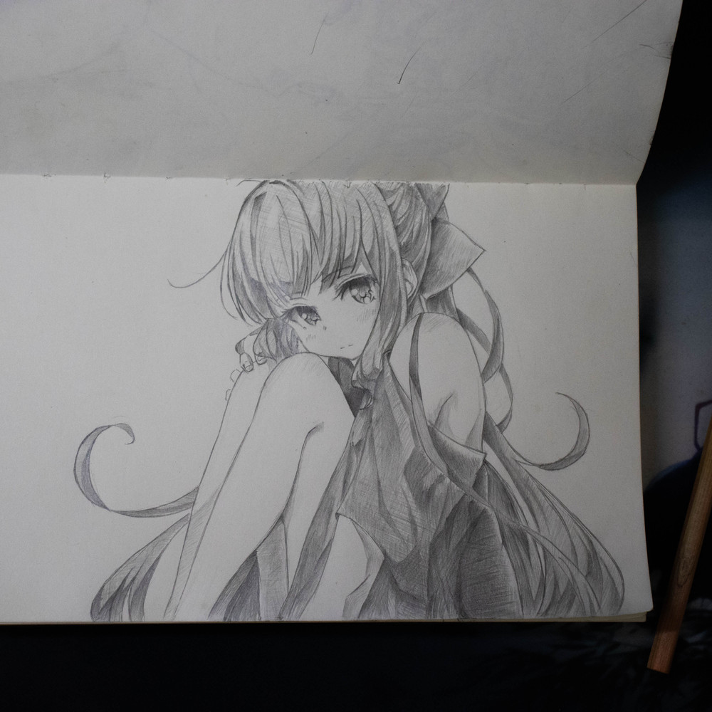 素描小本本再添新成员，日富美前辈！