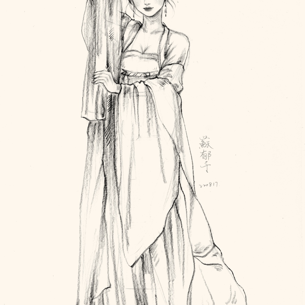 古风人物速写