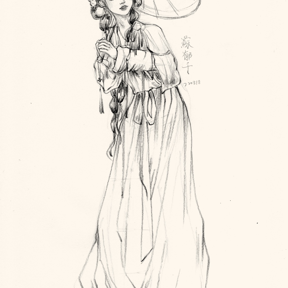 古风人物速写