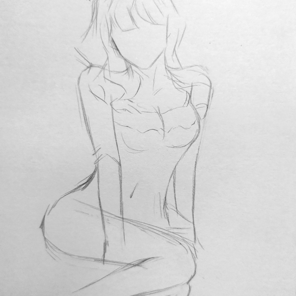 漫画速写过程