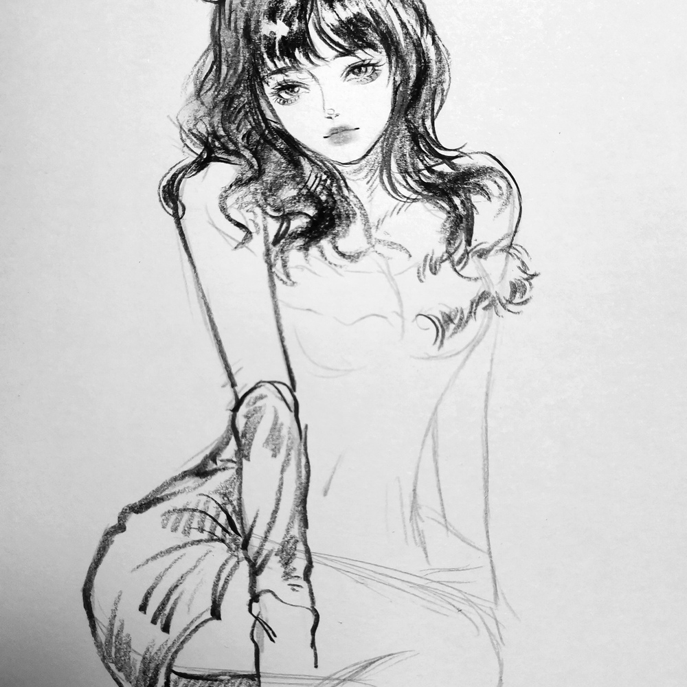 漫画速写过程
