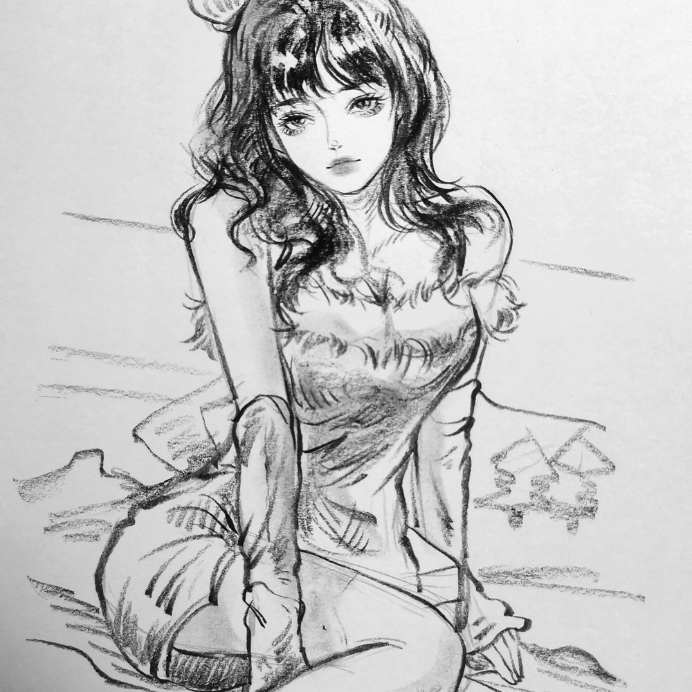 漫画速写过程