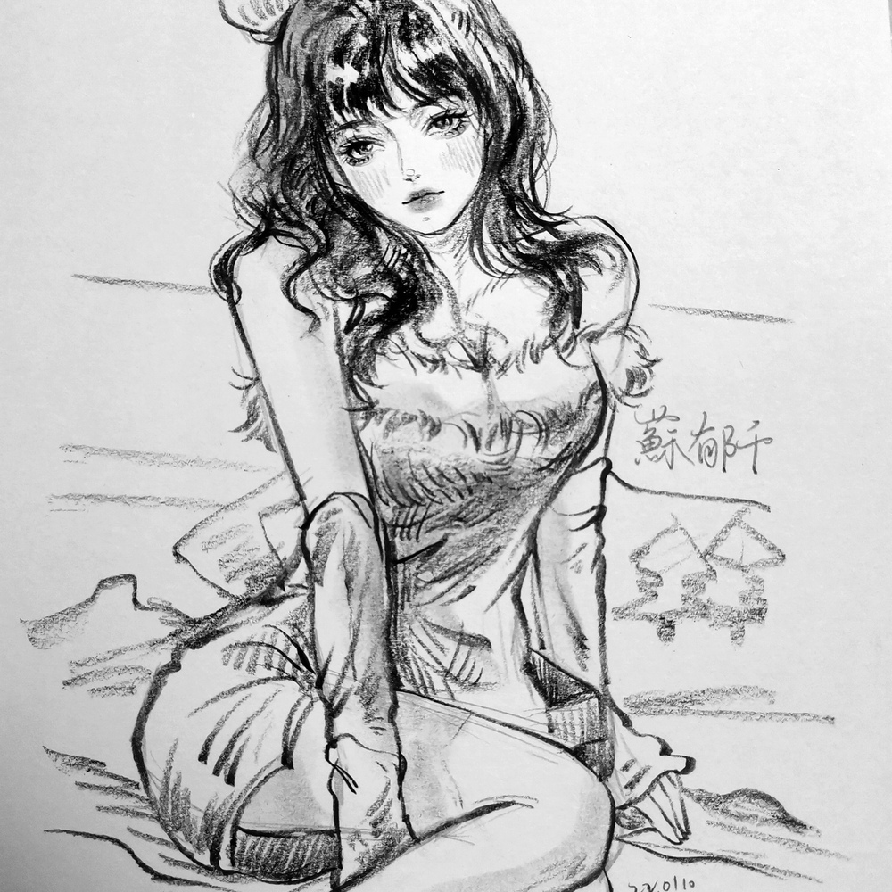 漫画速写过程