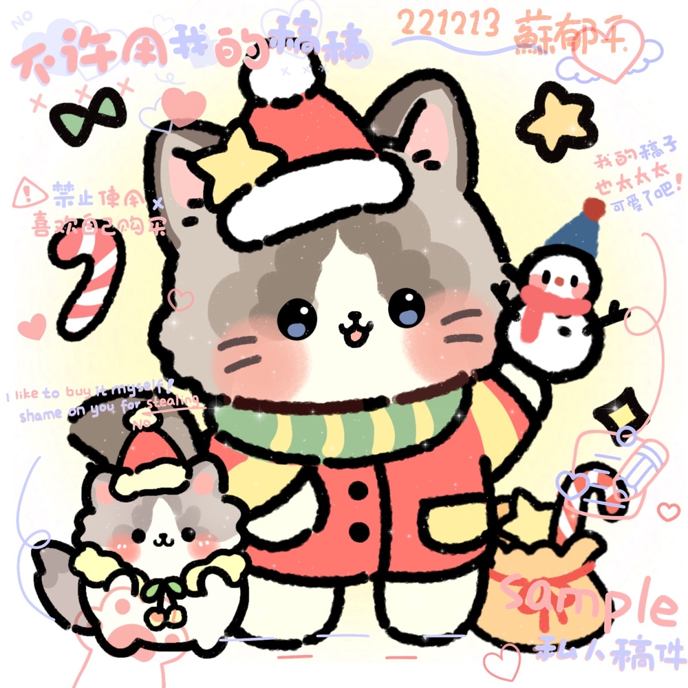 圣诞猫猫