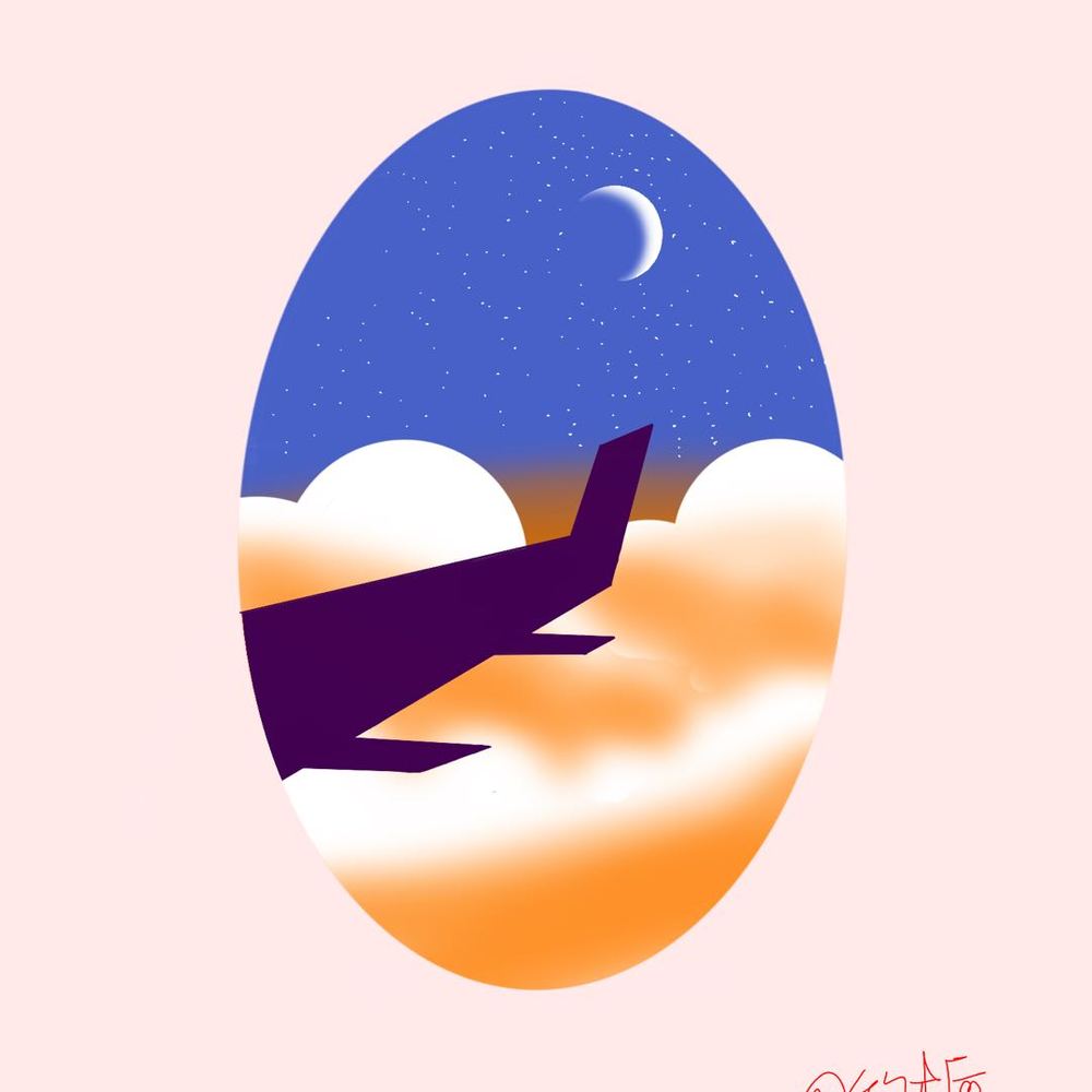 原创插画简约ins风背景图