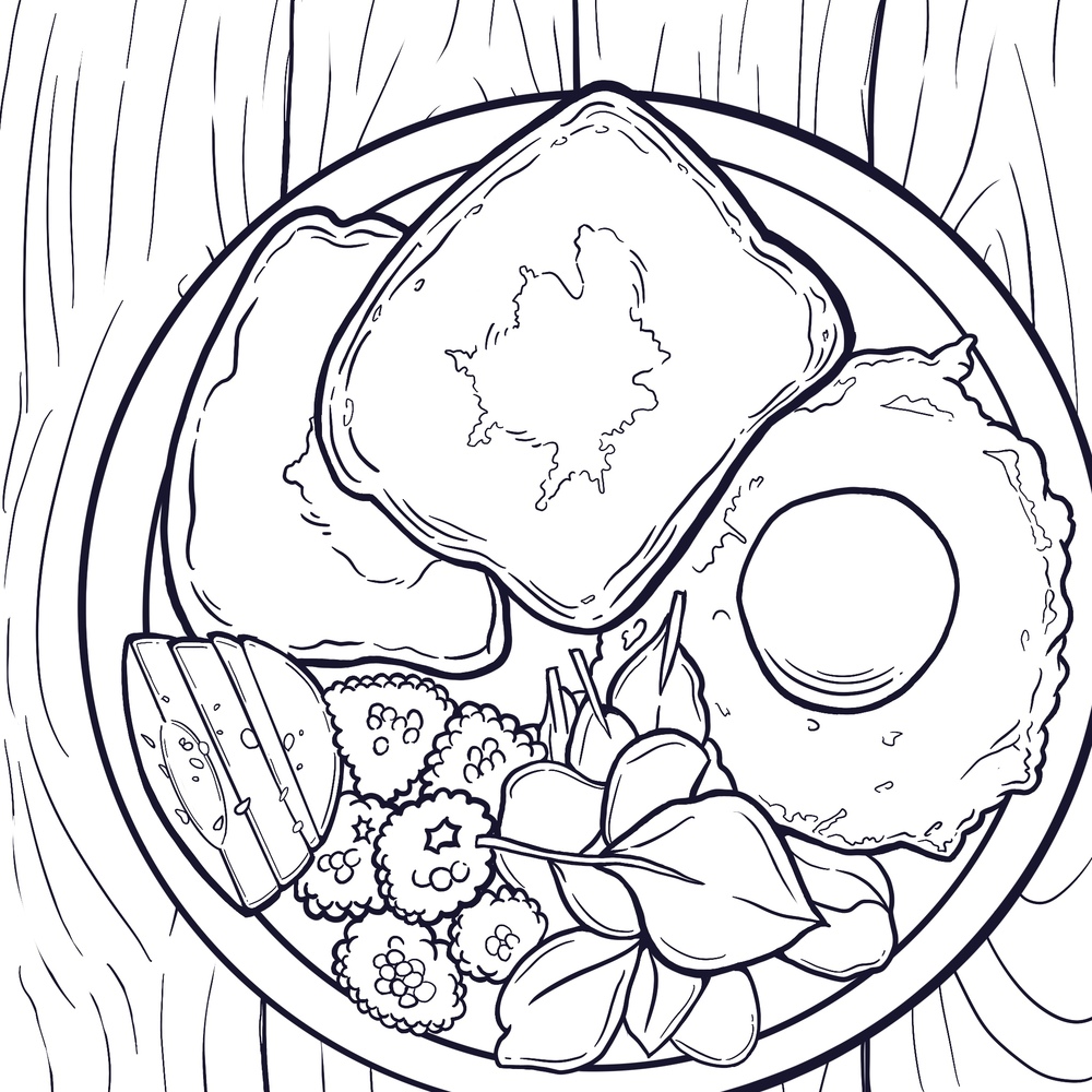 美食插画