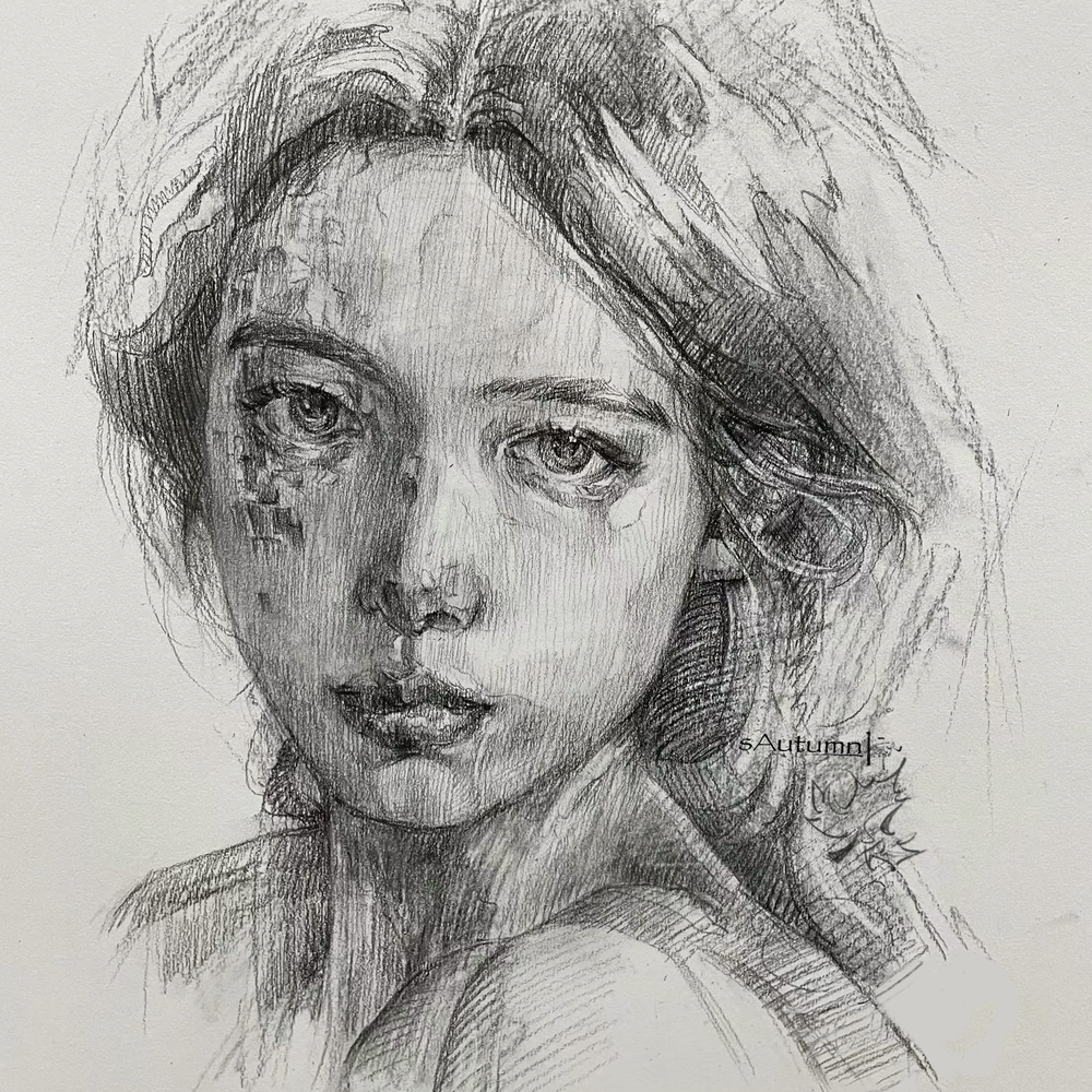 素描头像