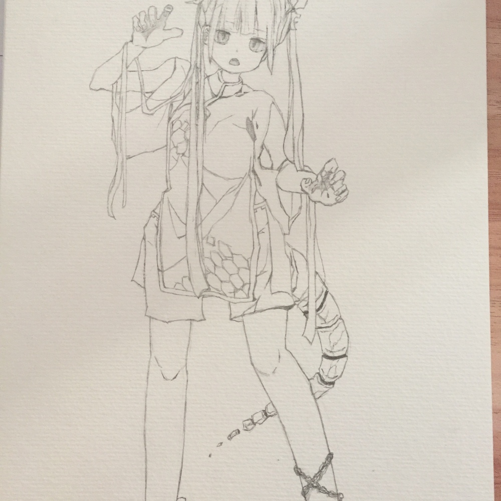 模写して練習する