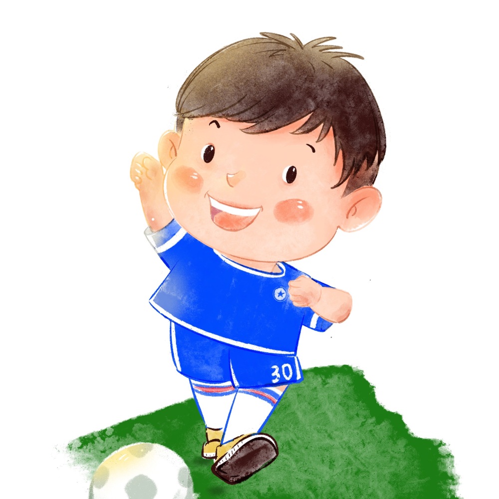 Q版足球插画阿根廷梅西