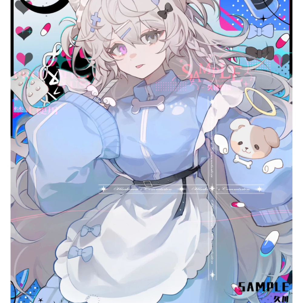 水色系电子天使