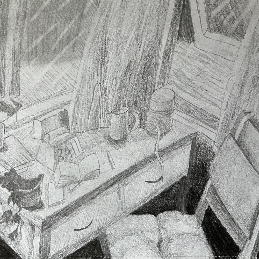 素描静物