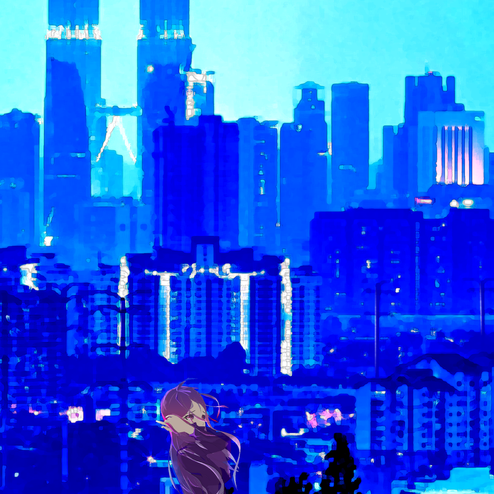 漫步,城市白夜,羁旅,伤