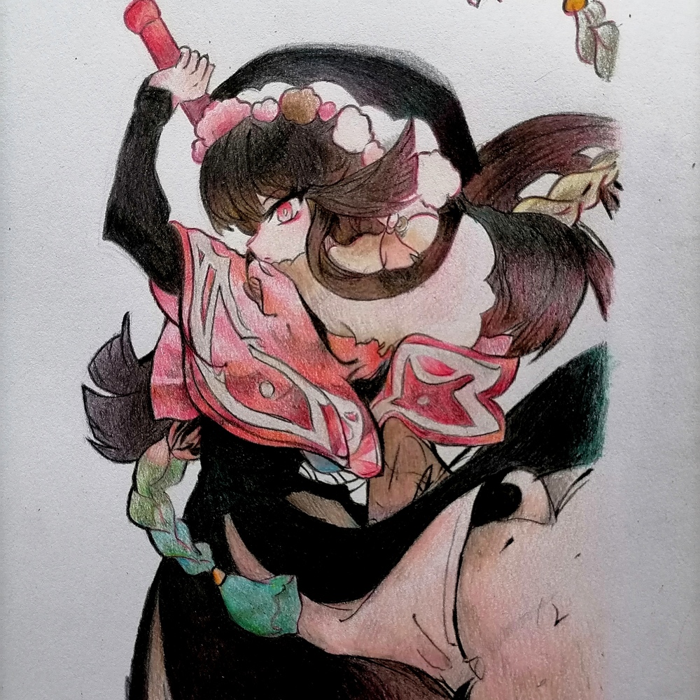 有谁知道原画是哪位大画的吗?
摸只彩铅云瑾